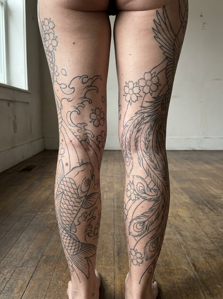 Legs fully outlined — first proper 'oh wow' moment