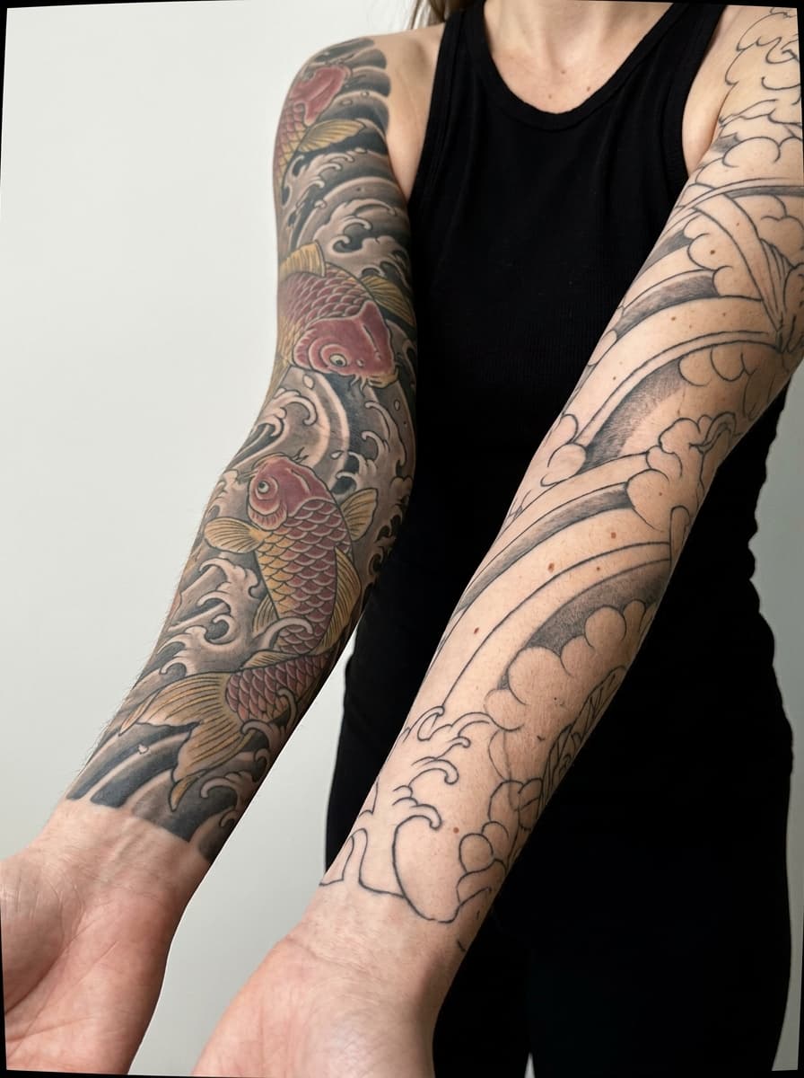 Back finished. Onto the arms.