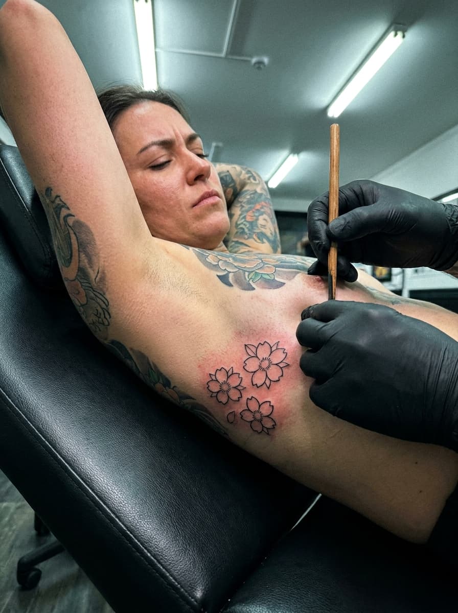 Arms done. Dreading the front.