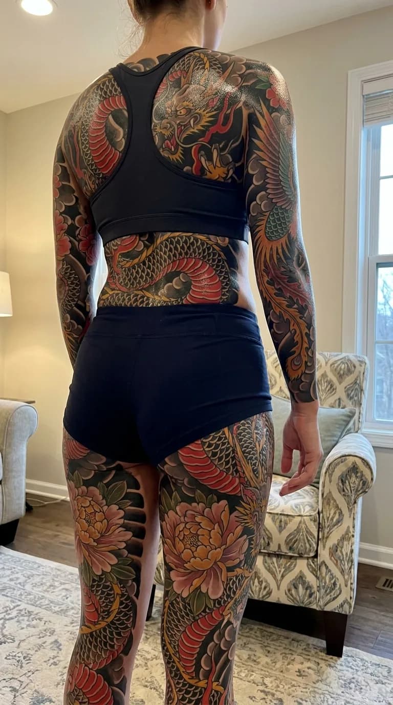 Dragon vs Tiger — bold Brazilian irezumi