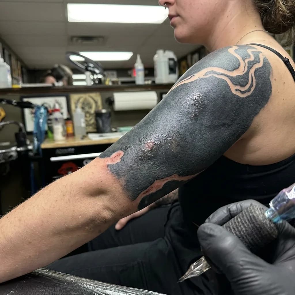 Blackout Sleeve — In Progress