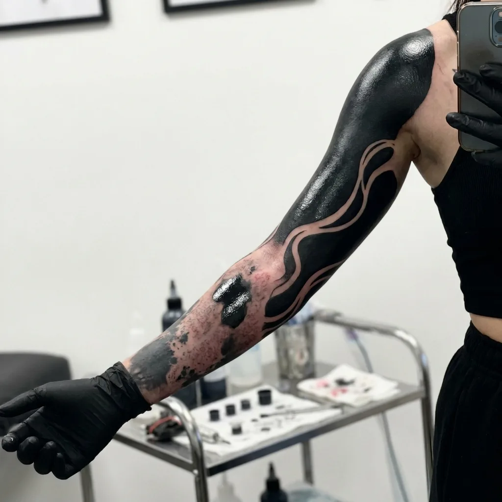 Blackout Sleeve — In Progress