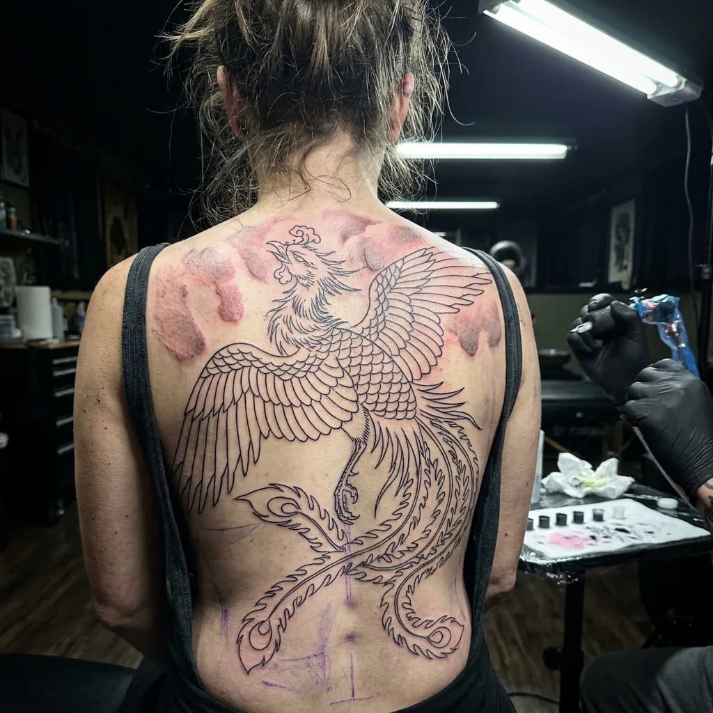 Irezumi Back Piece — In Progress