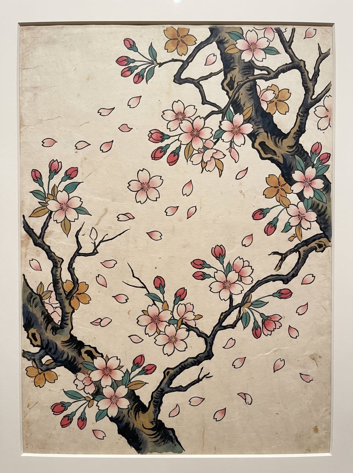 Cherry Blossom (Sakura) irezumi art plate