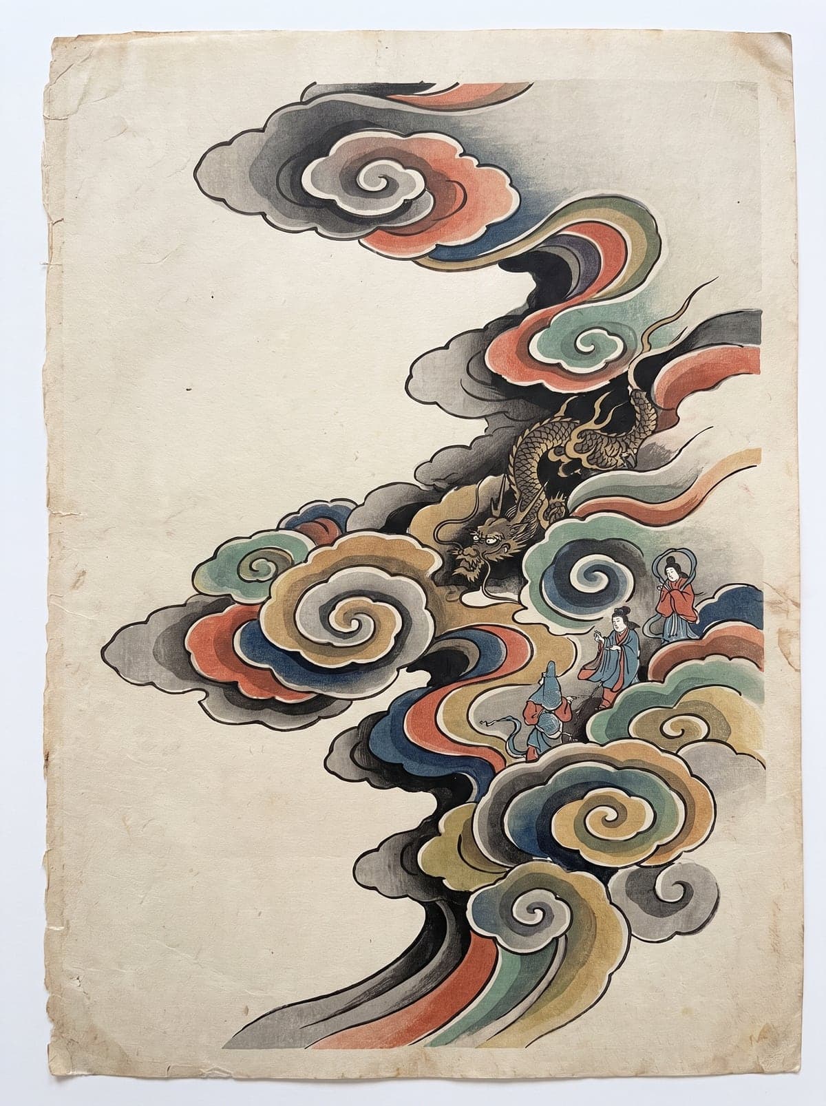 Clouds (Kumo) irezumi art plate