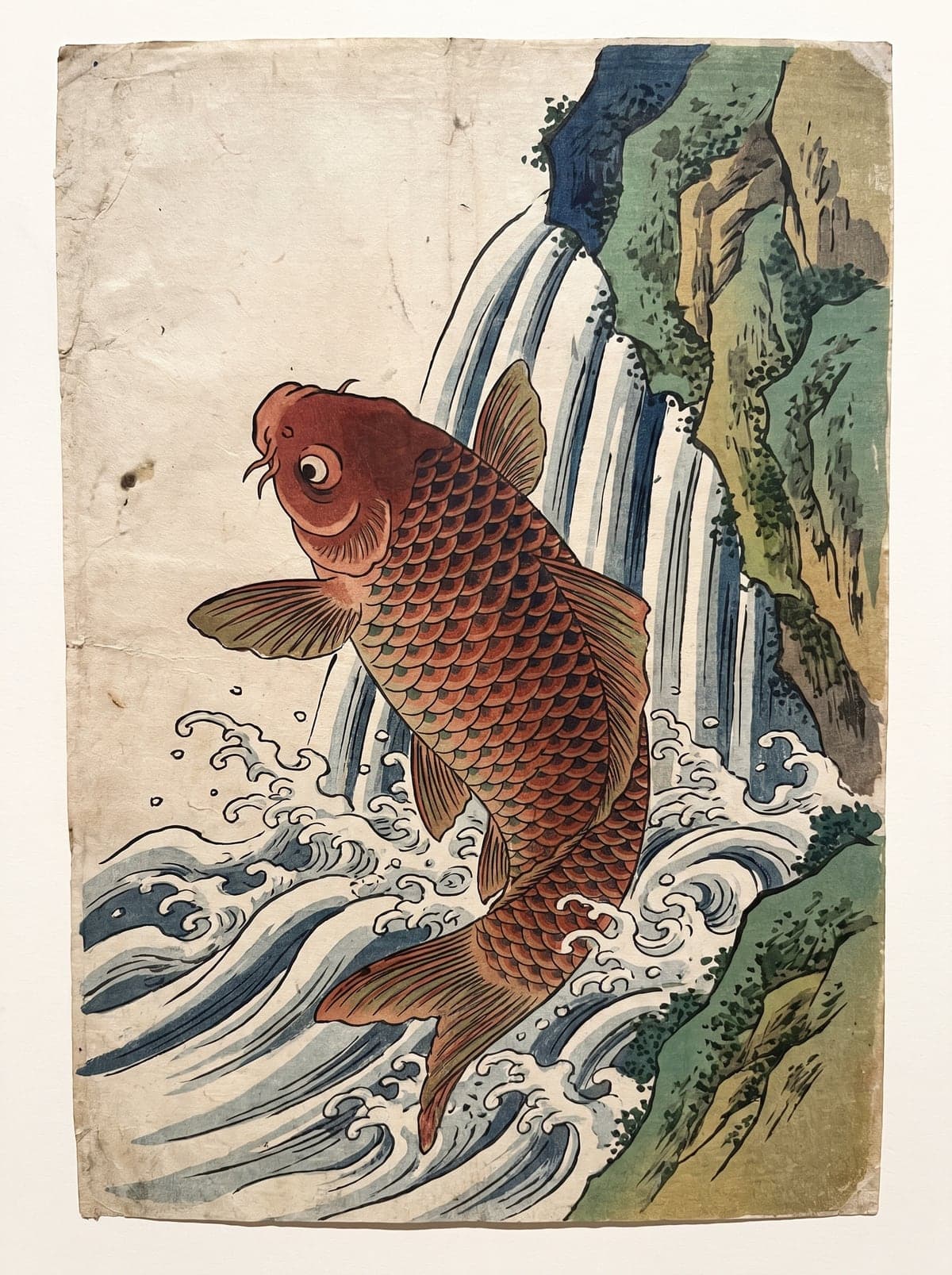 Koi Fish (Koi) irezumi art plate
